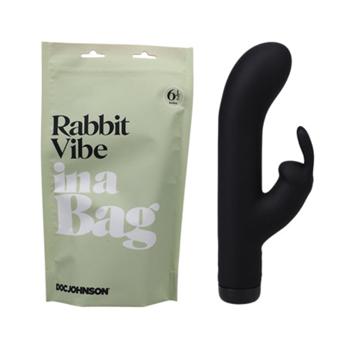 Doc Johnson Rabbit Vibe In A Bag Rechargeable Silicone Dual