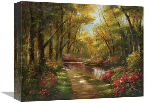 Global Gallery GCS-131287-1216-142 12 x 16 in. Enchanted Creek I Art P