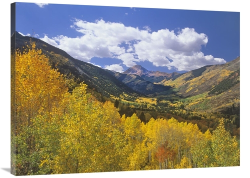 Global Gallery GCS-396973-3040-142 30 x 40 in. Haystack Mountain with 