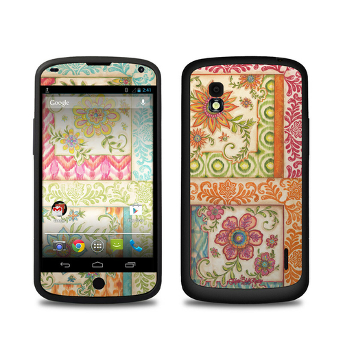 DecalGirl LGN4-IKATF LG Nexus 4 Skin - Ikat Floral