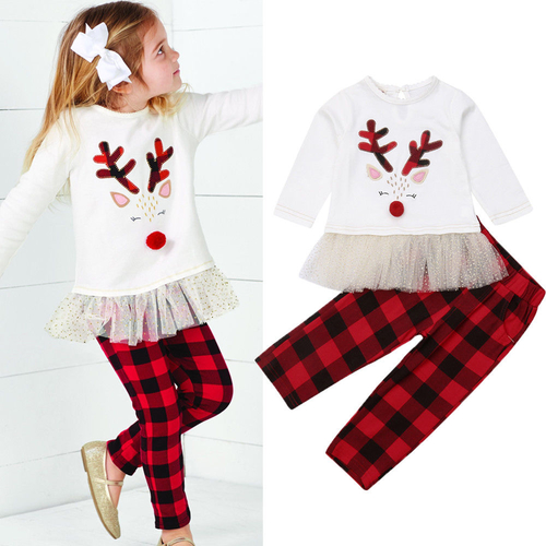 2018 Newly Autumn Toddler Baby Girls Christmas