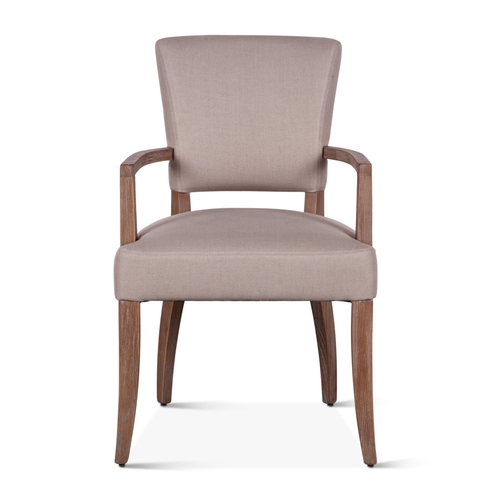 World Interiors ZWPA413NL Portia Natural Linen Upholstered Armchair&#4