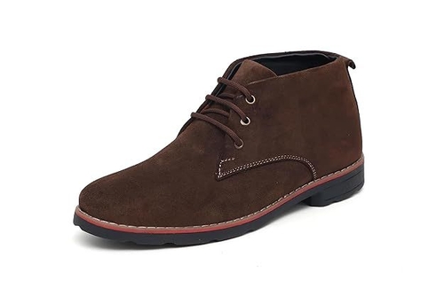 Men's Suede Leather Lace Up Formal Ankle Chukka Boots (Size-UK-10
