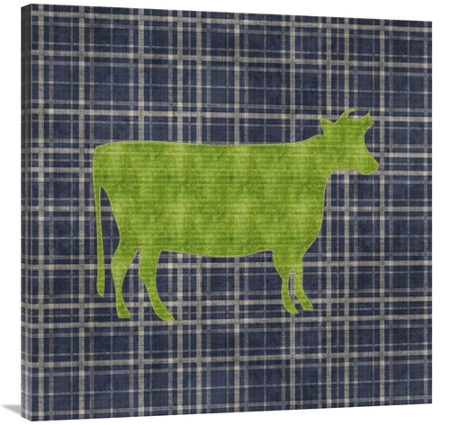 Global Gallery GCS-453827-3636-142 36 x 36 in. Country Style Cow Art P