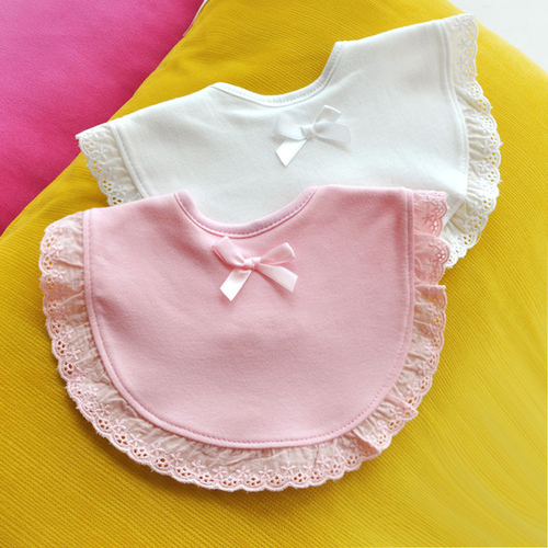 Girls Bibs Baby Clothes Stylish Princess Bow Knot