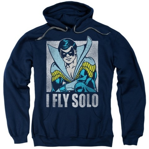 Trevco Dc-Fly Solo - Adult Pull-Over Hoodie - Navy- 2X