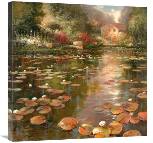 Global Gallery GCS-130706-3030-142 30 x 30 in. Lily Pond Art Print - K