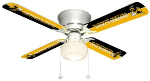 Ceiling Fan Designers 7999-GAT New NCAA GEORGIA TECH YELLOW JACKETS 42
