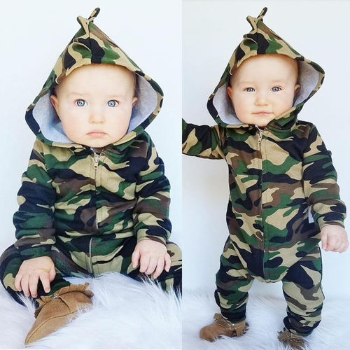 2017 NEW Baby Rompers Winter Thick Warm Baby boy