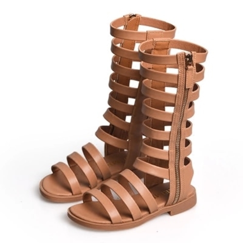 2019 New Summer Black Girls Gladiator Sandals