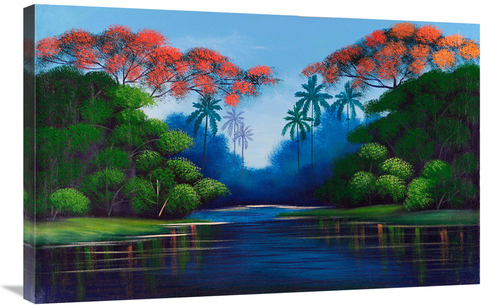 Global Gallery GCS-477331-2436-142 24 x 36 in. Water Way Art Print - F