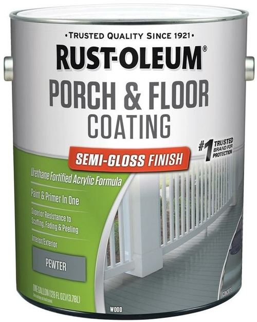 Rust-Oleum 239284 Porch & Floor Paint, Semi Gloss