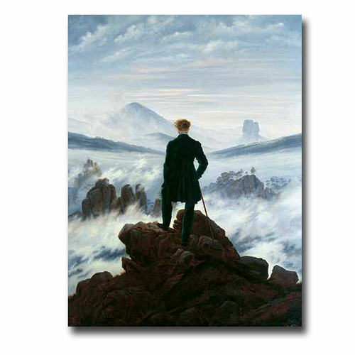 Artistic Home Gallery 1216AM559SAG Wanderer above The Sea of Fog by Ca
