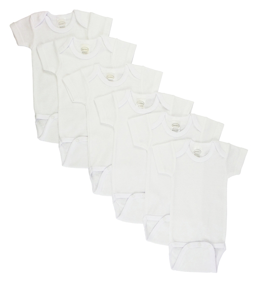 Bambini CS-001M-001M Short Sleeve, White - Medium