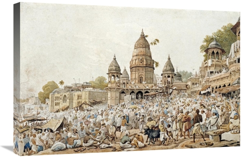 Global Gallery GCS-267051-30-142 30 in. Eve of an Eclipse of the Moon 