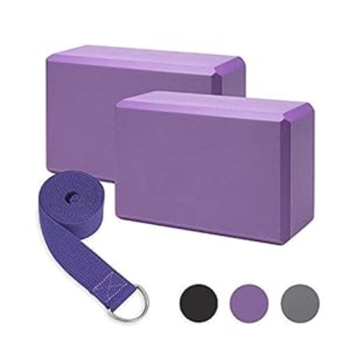 Yoga Block (2 PC)-High Density EVA Foam Block to Support