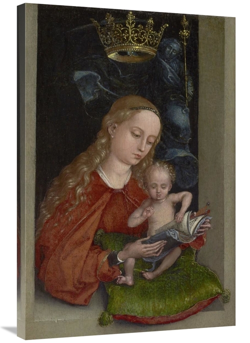 Global Gallery GCS-456094-2436-142 24 x 36 in. Madonna & Child in a Wi