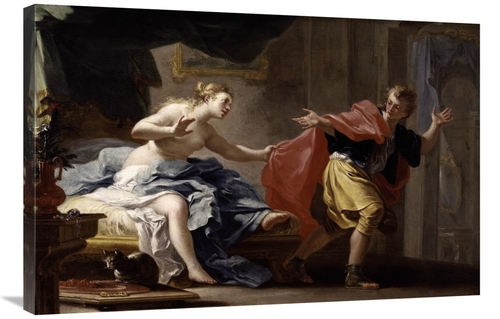 Global Gallery GCS-277498-36-142 36 in. Joseph & Potiphars Wife Art Pr