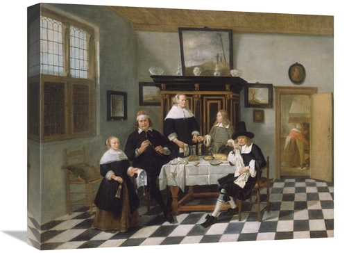 Global Gallery GCS-459994-1620-142 16 x 20 in. Family Group in An Inte