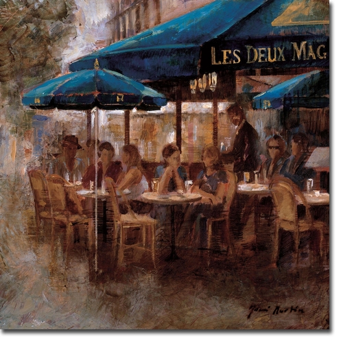 Artistic Home Gallery 3030L788CG Les Deux Magots by Noemi Martin Premi