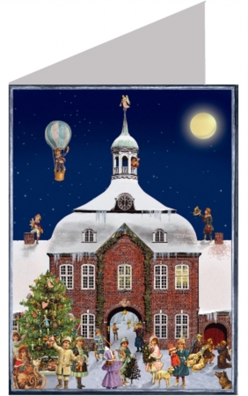 SELL ADV497 Sellmer Advent Cards - Town Hall