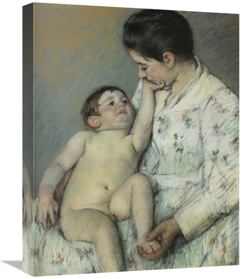 Global Gallery GCS-372640-22-142 22 in. Babys First Caress 1891 Art Pr