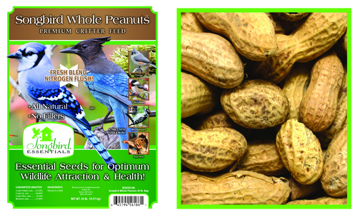 Songbird Essentials SESEED185GC 5 lbs Songbird Whole Peanuts