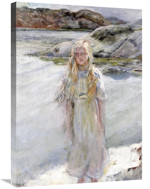 Global Gallery GCS-268201-30-142 30 in. At the Waters Edge Art Print -