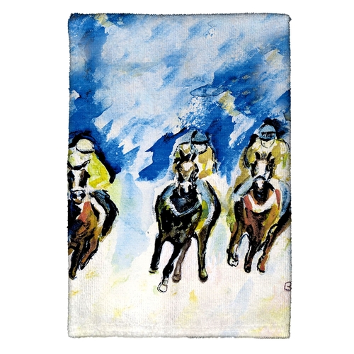 Betsy Drake KT320 Three Racing Kitchen Towel