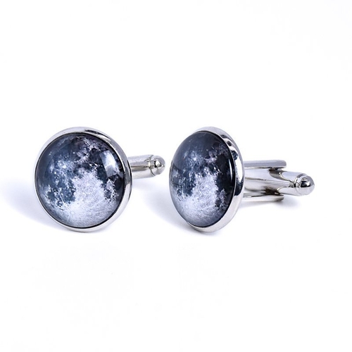 Moon Surface Cufflinks