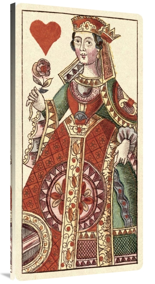 Global Gallery GCS-455061-2448-142 24 x 48 in. Queen of Hearts - Bauer