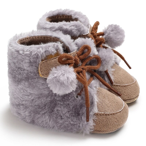 2019 New Winter Soft Plush baby Booties Infant