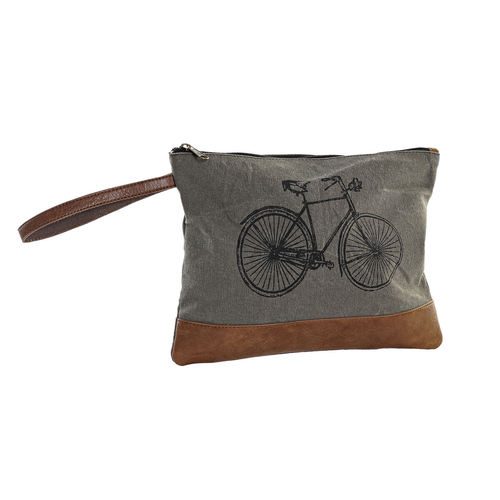 Toilet Bag DKD Home Decor Brown Grey Bicycle Loft 28 x 3 x 21 cm