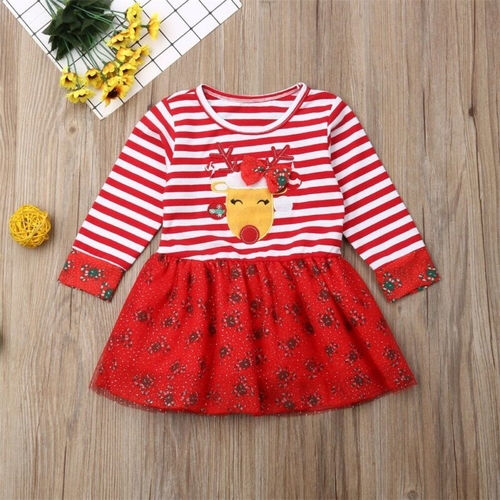 Pudcoco Autumn Cute Toddler kids Baby Girl Dress