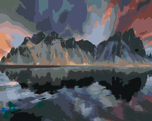 Paint by Numbers - MOUNT VESTRAHORN IN ICELAND