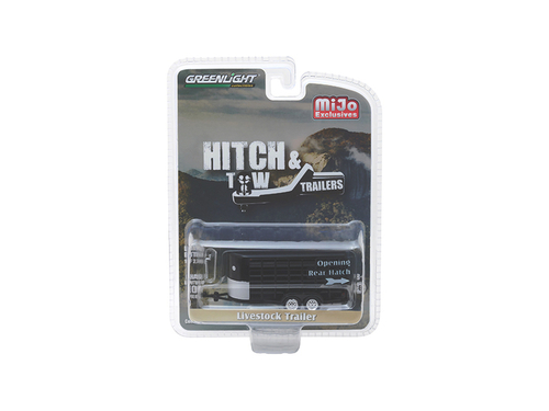 Livestock Trailer Black \Hitch & Tow Trailers\" Series Limited Edition