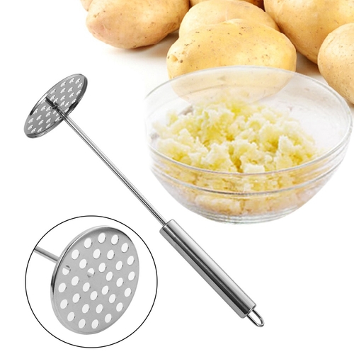 1PC Stainless Steel Potato Pressed Mud Masher