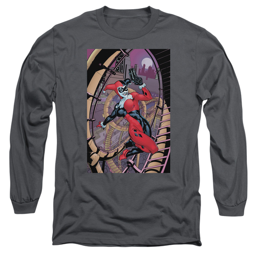 Trevco BM2705B-AL-6 Batman & Harley First Adult Cotton Long Sleeve 18-