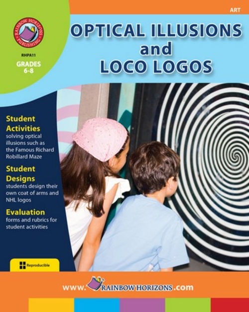 Rainbow Horizons A11 Optical Illusions & Loco Logos - Grade 6 to 8
