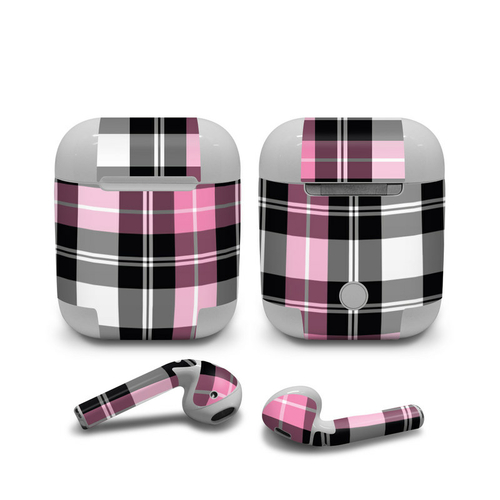 DecalGirl AAP-PLAID-PNK Apple Air Pods Skin - Pink Plaid
