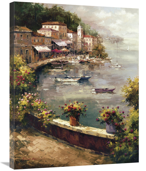 Global Gallery GCS-120643-2432-142 24 x 32 in. Italian Harbor Art Prin