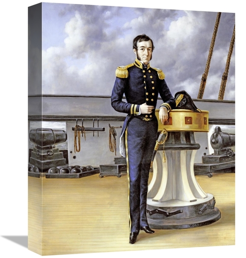 Global Gallery GCS-267995-16-142 16 in. Portrait of a Naval Officer Ar