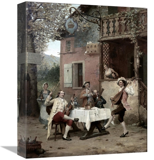 Global Gallery GCS-281498-16-142 16 in. Cabaret De La Couronne Art Pri