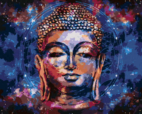 Paint by Numbers - BUDDHA IN THE STARS II