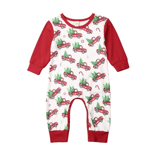 Christmas Newborn Baby Girl Boy Santa Romper