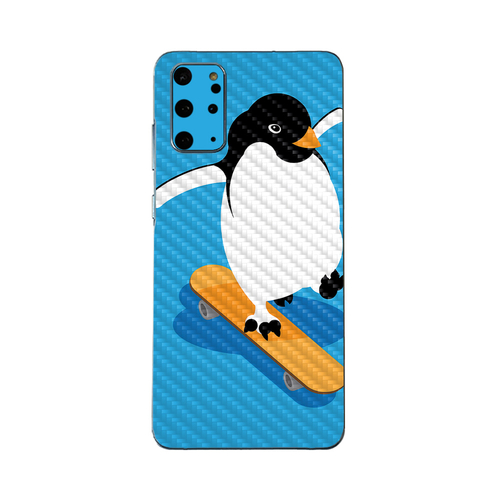 MightySkins CF-SAGS20PL-Skater Penguin Carbon Fiber Skin for Samsung G