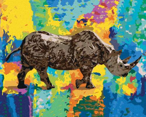 Paint by Numbers - RHINOCEROS