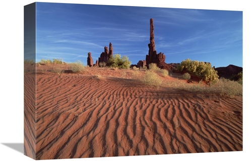 Global Gallery GCS-397073-1216-142 12 x 16 in. Totem Pole & Yei Bi Che