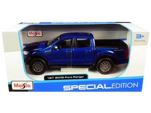 2019 Ford Ranger Lariat Sport Pickup Truck Dark Blue Metallic 1/27
