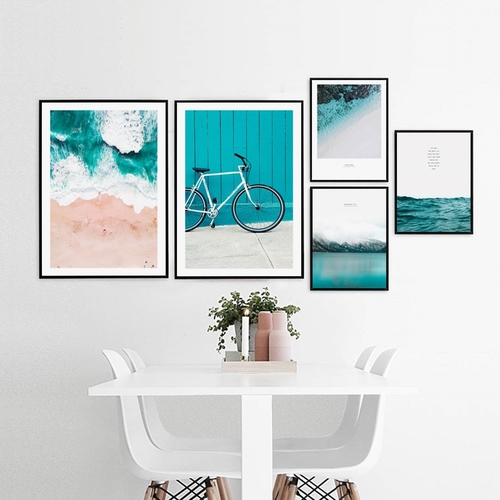 Modern Seascape Mountain Bicycle A4